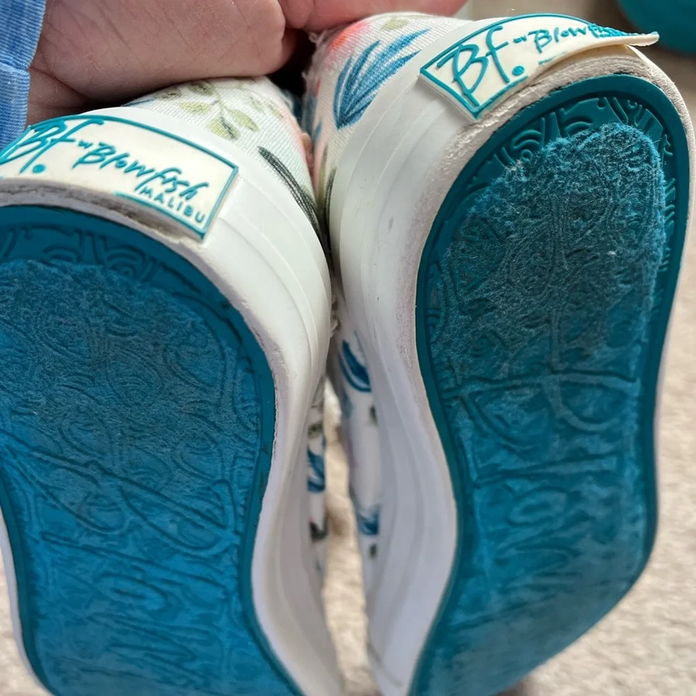 Blowfish Slip-on Sneakers - White and Blue - Picture 4 of 4